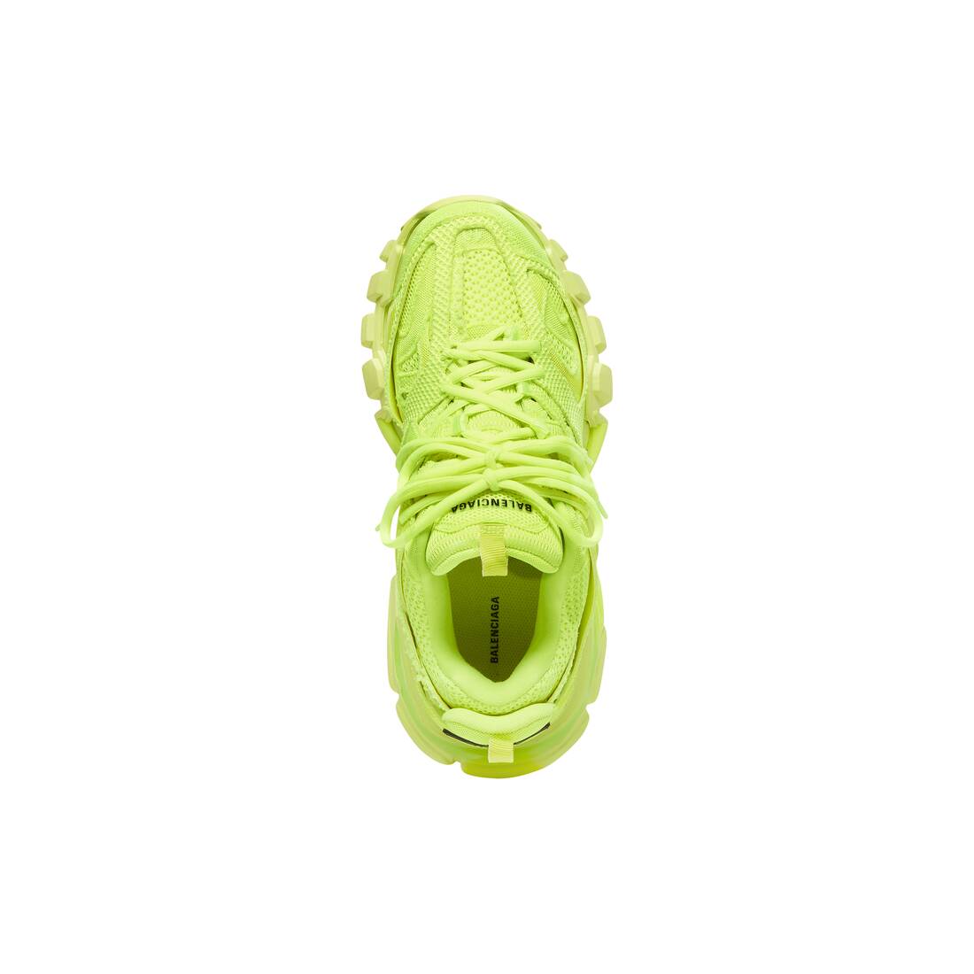 Men’s Track Sneaker In Full Mesh in Fluo Yellow - Image 6